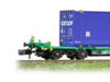 Graham Farish by Bachmann 377-356 Intermodal Bogie Wagon with Two 45' Containers Samskip