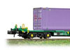 Graham Farish by Bachmann 377-365 Intermodal Bogie Wagon with Two 45' Containers 2XL