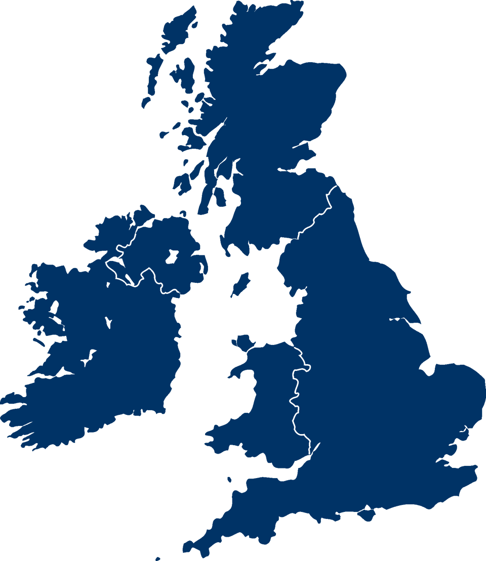Premier Model Railways Map coverage of the United Kingdom