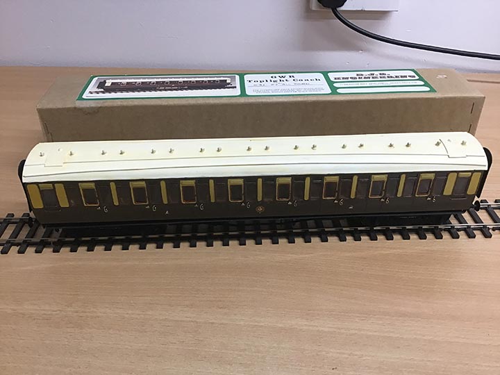 DJB Engineering GWR Toplight Coach C31 57 All Third - Premier Model Railways