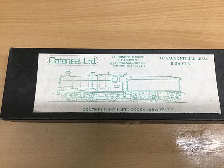 Gateneal Ltd O Gauge Etched Brass Budget Kit GKL 7039 GWR Collett Good 0-6-0 Locomotive and Tender - Premier Model Railways