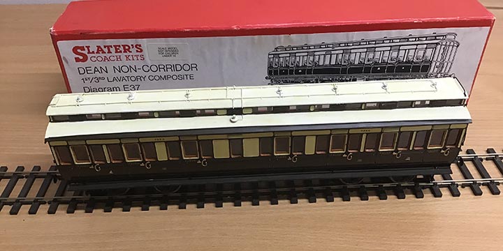 Slaters Coach Kits 7C09 GWR Dean 1st-3rd Non-Lavatory Composite Coach Diagram E37 - Premier Model Railways