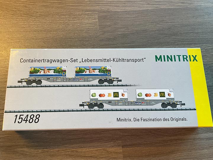 Trix Minitrix 15488 Foodstuffs Refrigerator Transport Container - Premier Model Railways