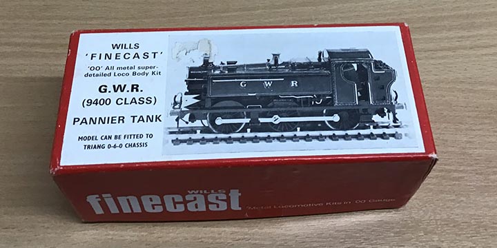 Wills Finecast White Metal Model Kit GWR 9400 Class Pannier Tank Locomotive - Premier Model Railways